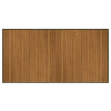 Vidaxl vloerkleed rechthoekig 100x200 cm bamboe bruin