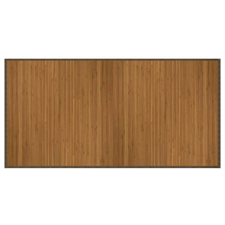 Vidaxl vloerkleed rechthoekig 100x200 cm bamboe bruin