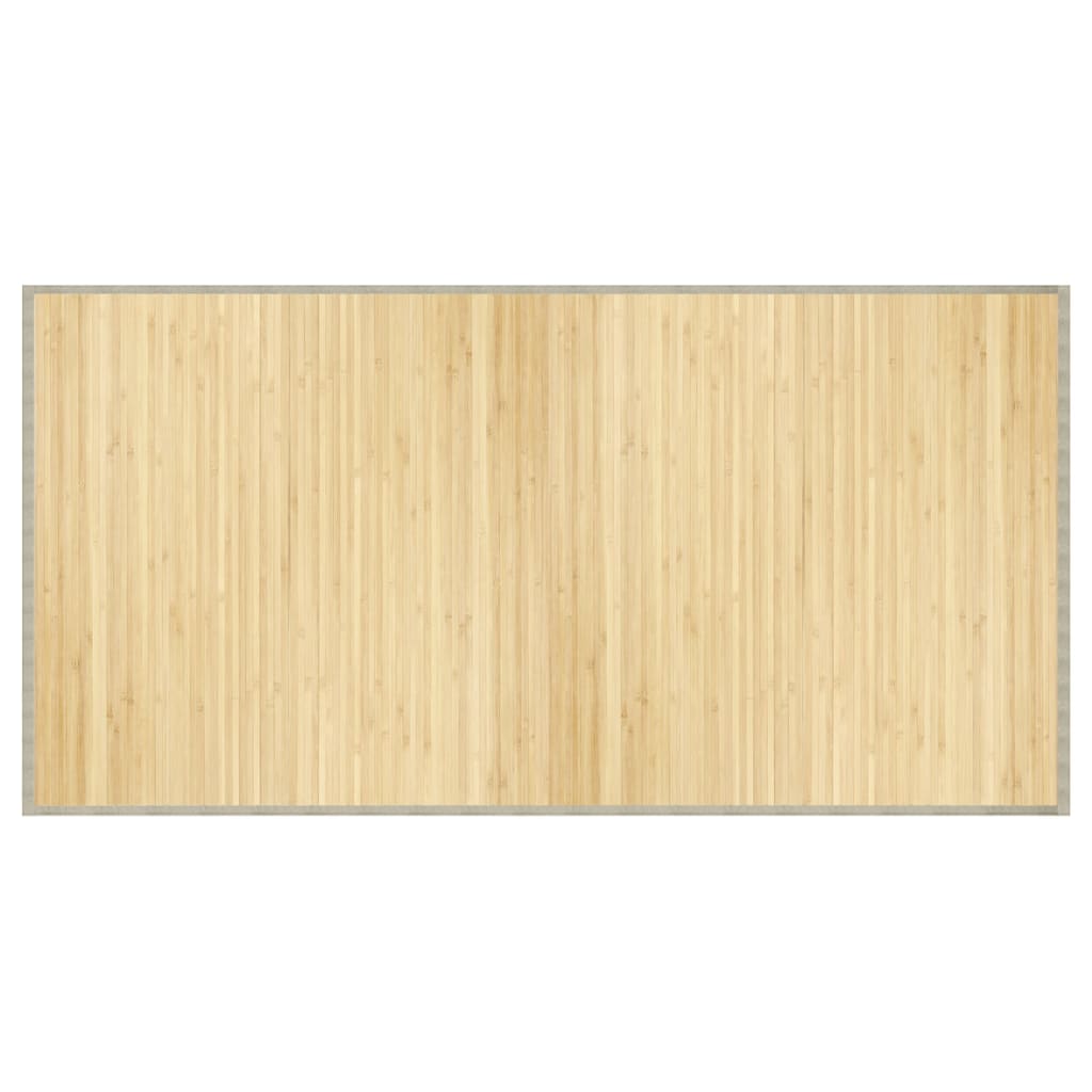 Vidaxl Rug Prostokątny 100x200 cm Bambus Light Natural