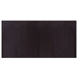Vidaxl vloerkleed rechthoekig 100x200 cm bamboe donkerbruin