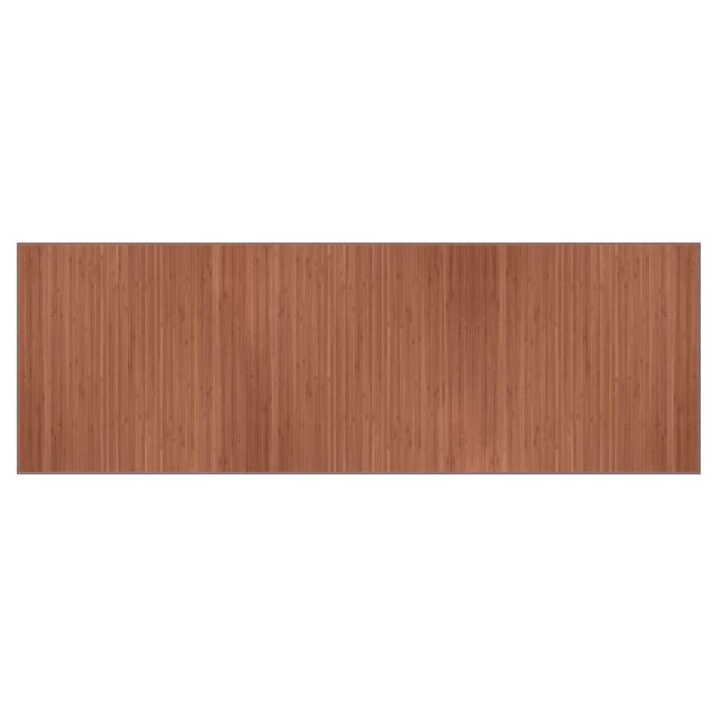 Tapis Vidaxl RECTANGULAIRE 100x300 cm BRAUNE