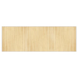 Vidaxl rug rectangular 100x300 cm bamboo light natural