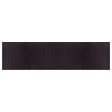 Vidaxl Rug Rectangular 100x400 cm Bamboo Dark Brown