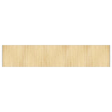 Vidaxl rug rectangular 100x500 cm bamboo light natural