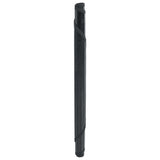 Vidaxl vloerkleed rond 60 cm bamboe zwart