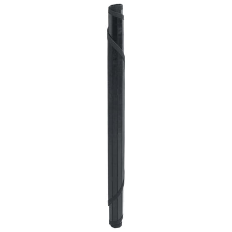 Vidaxl vloerkleed rond 60 cm bamboe zwart