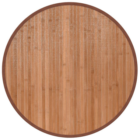 Vidaxl vloerkleed rond 60 cm bamboe naturel