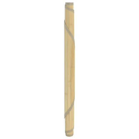 Vidaxl vloerkleed rond 60 cm bamboe lichtnaturel