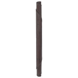 Vidaxl vloerkleed rond 60 cm bamboe donkerbruin