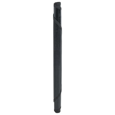 Vidaxl vloerkleed rond 80 cm bamboe zwart