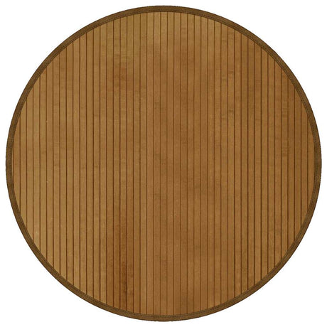 Vidaxl vloerkleed rond 80 cm bamboe bruin