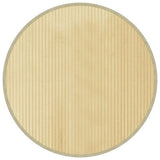Vidaxl vloerkleed rond 80 cm bamboe lichtnaturel