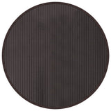 Vidaxl vloerkleed rond 80 cm bamboe donkerbruin