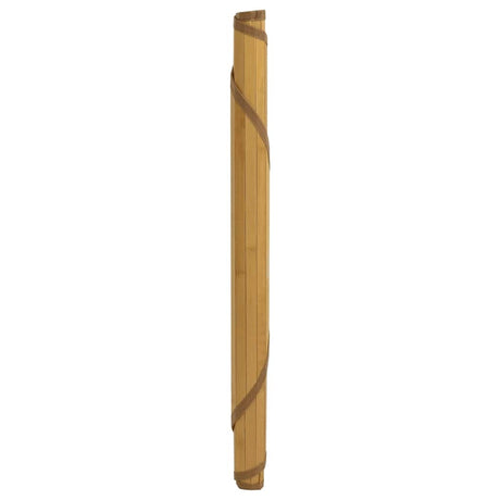 Vidaxl vloerkleed rond 100 cm bamboe naturel