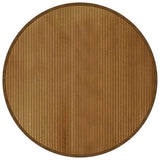 Vidaxl vloerkleed rond 100 cm bamboe bruin