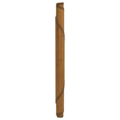 Vidaxl vloerkleed rond 100 cm bamboe bruin
