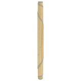 Vidaxl vloerkleed rond 100 cm bamboe lichtnaturel