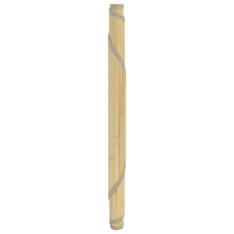 Vidaxl vloerkleed rond 100 cm bamboe lichtnaturel