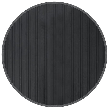 Vidaxl vloerkleed rond 100 cm bamboe grijs
