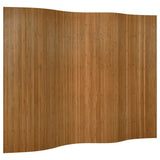 Vidaxl kamerscherm breedte 250 cm hoogte 165 cm bamboe bruin