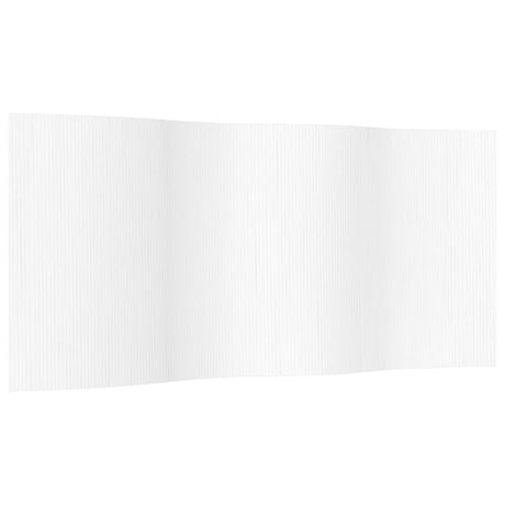 Vidaxl kamerscherm breedte 400 cm hoogte 165 cm bamboe wit