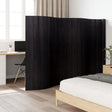 Vidaxl kamerscherm breedte 600 cm hoogte 165 cm bamboe zwart