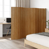 Vidaxl kamerscherm breedte 600 cm hoogte 165 cm bamboe bruin