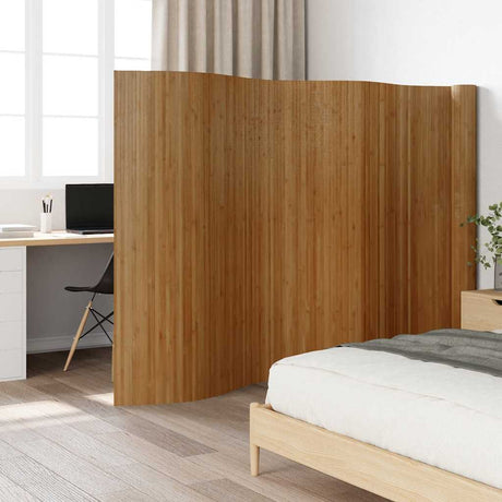 Vidaxl kamerscherm breedte 800 cm hoogte 165 cm bamboe bruin
