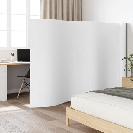 Vidaxl kamerscherm breedte 800 cm hoogte 165 cm bamboe wit