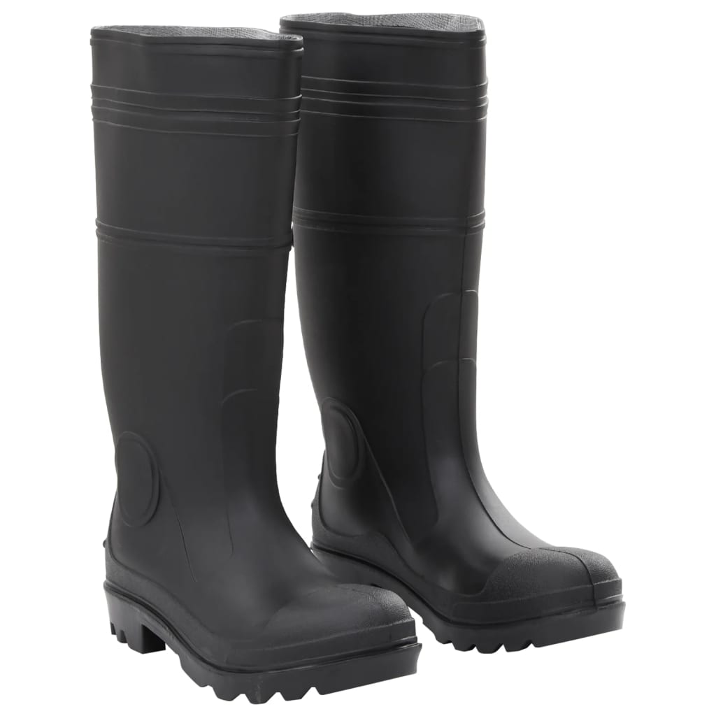 Vidaxl Reen boots Gréisst 39 pvc schwaarz