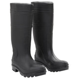 Vidaxl Reen boots Gréisst 39 pvc schwaarz