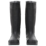 Vidaxl Reen boots Gréisst 39 pvc schwaarz