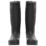 Vidaxl Rain boots size 40 PVC Black