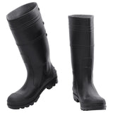 Vidaxl Rain Boots Taille 41 PVC Black