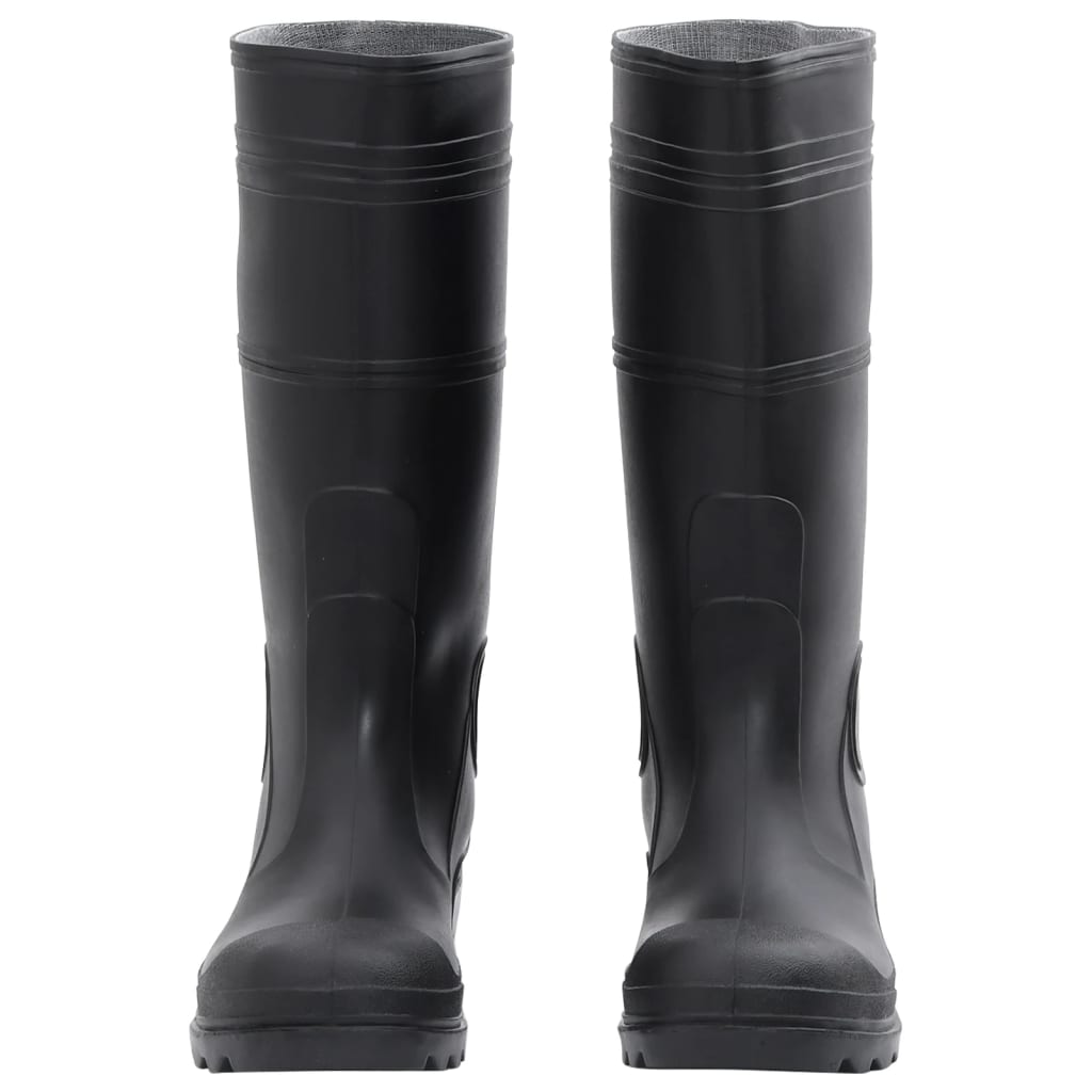 Vidaxl Rain Boots Taille 42 PVC Black