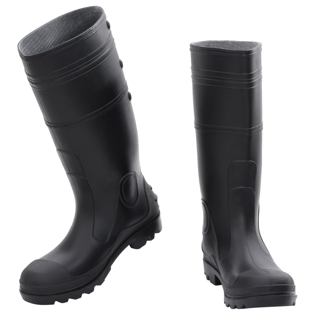 Vidaxl Rainboots Taille 43 PVC Black