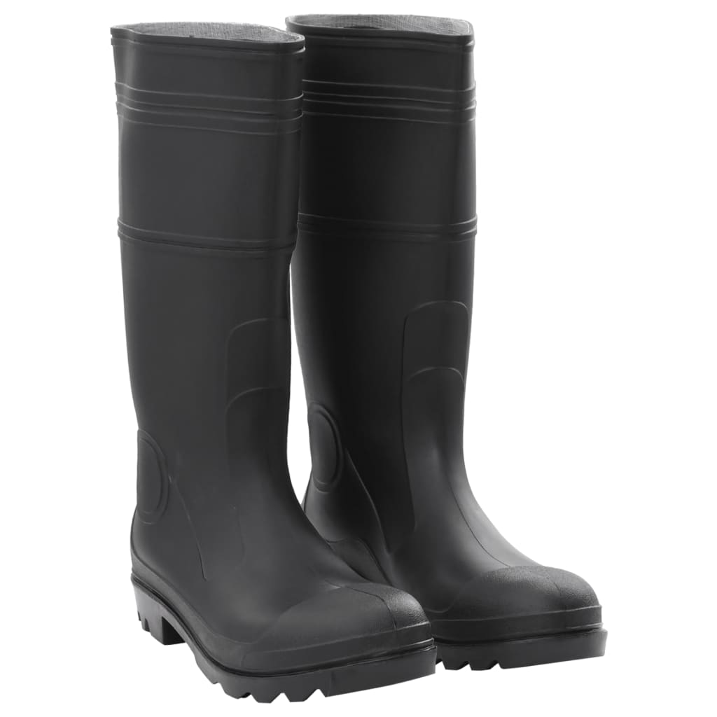 Vidaxl Rainboots Storlek 44 PVC Black