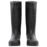 Vidaxl Rain Boots Storlek 45 PVC Black