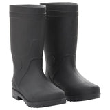 Vidaxl Rain Boots Størrelse 38 PVC Sort