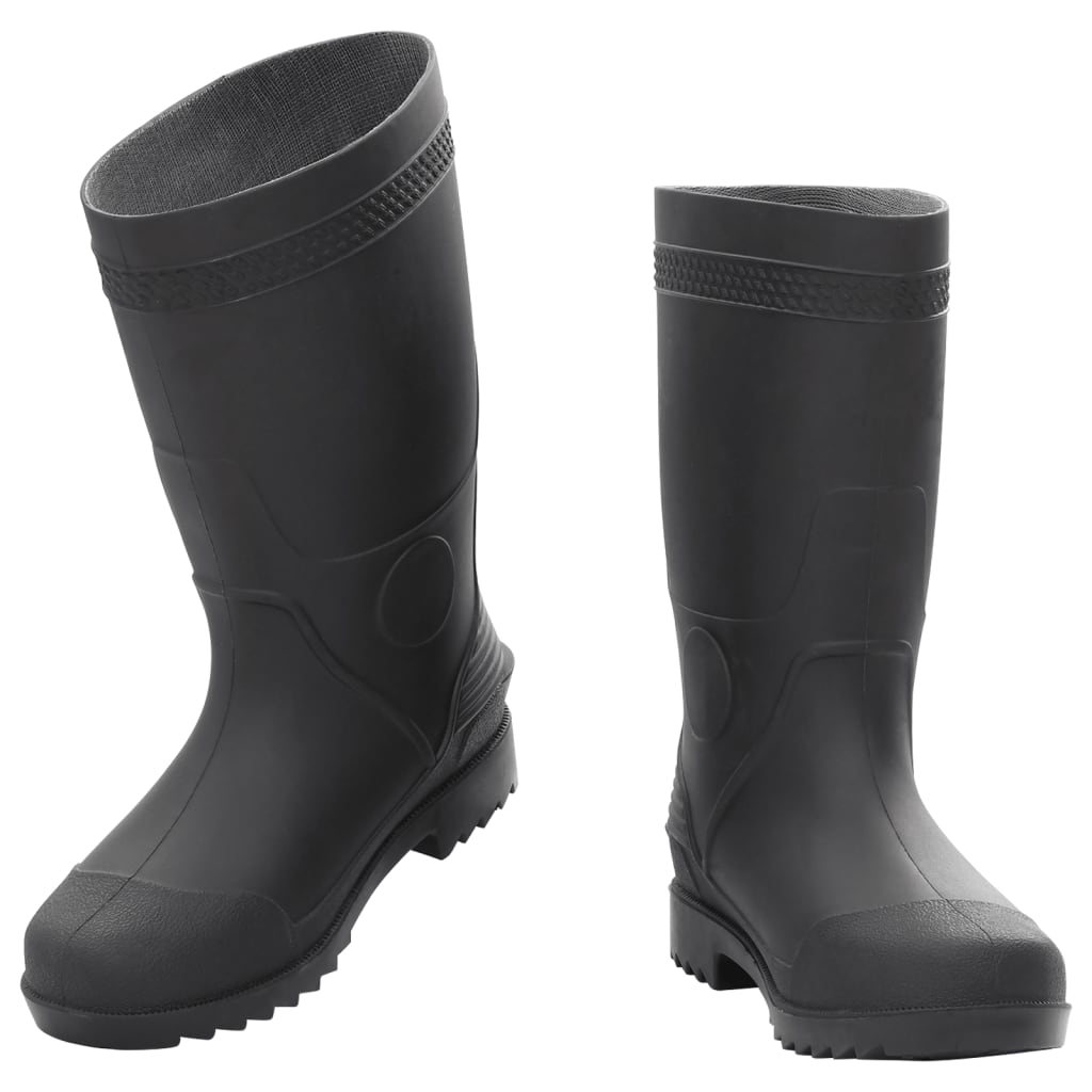 Vidaxl Rain Boots Størrelse 38 PVC Sort