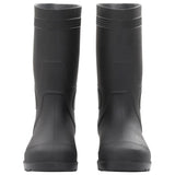 Vidaxl Rain Boots Størrelse 38 PVC Sort