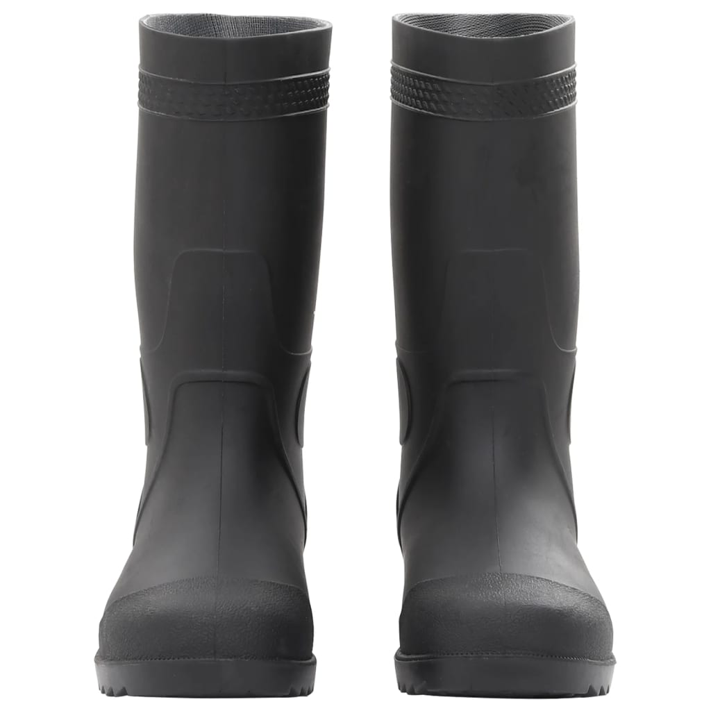 Vidaxl Rain Boots Taille 39 PVC Black