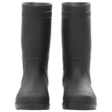 Vidaxl Rain Boots Rozmiar 39 PVC czarny