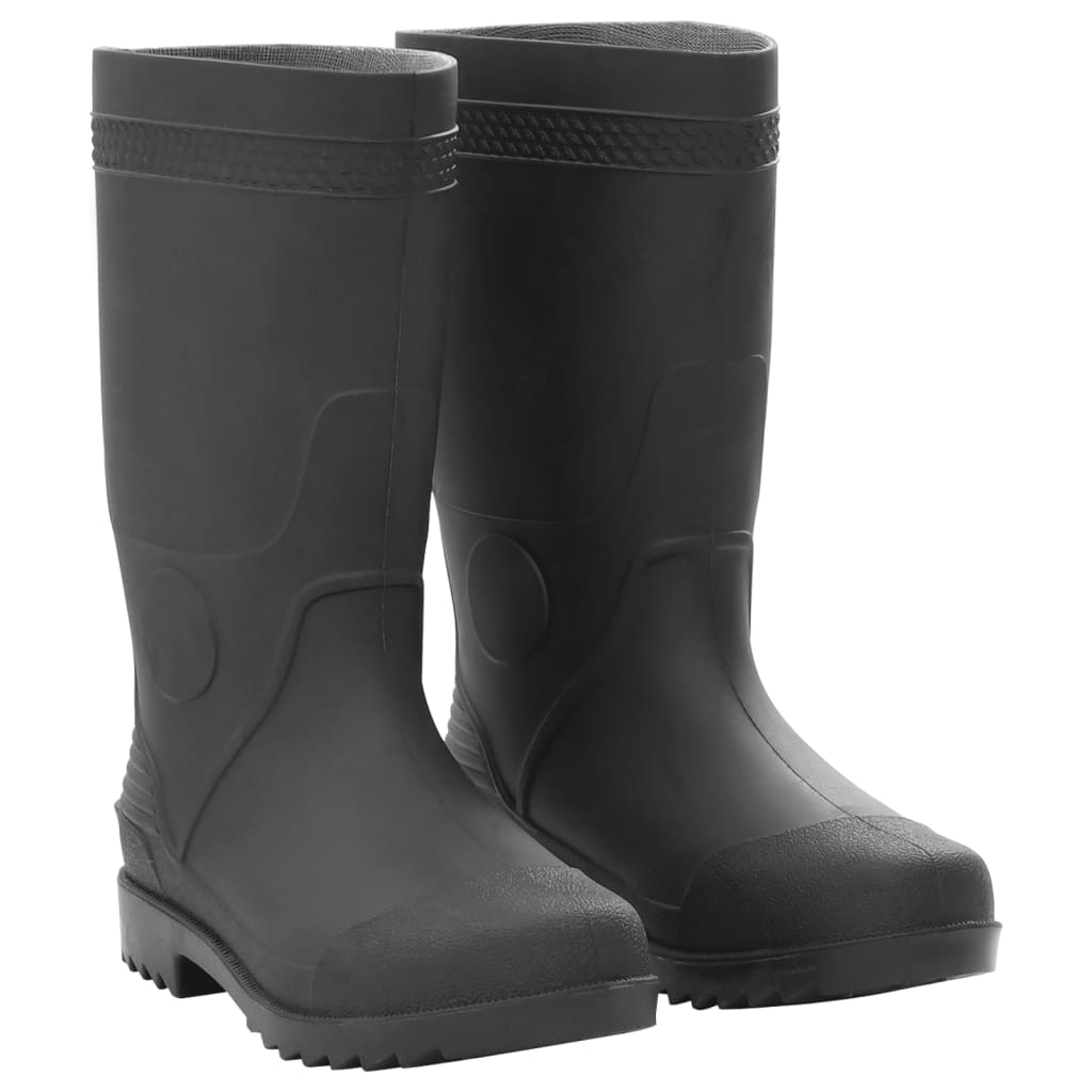 Vidaxl Rain Boots Størrelse 40 PVC Sort