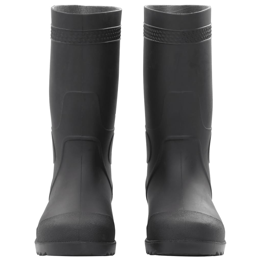 Vidaxl Rain Boots Taille 40 PVC Black