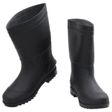 Vidaxl Rain Boots Taille 42 PVC Black