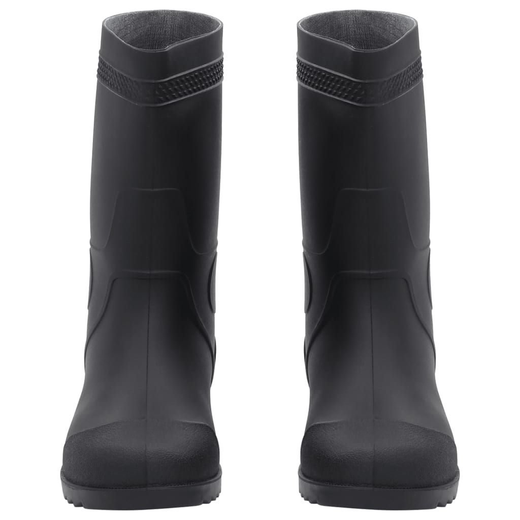 Botas de lluvia Vidaxl tamaño 42 PVC Negro