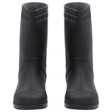 Vidaxl Rain Boots Taille 42 PVC Black