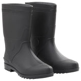 Vidaxl Rainboots Størrelse 44 PVC Sort