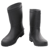 Vidaxl Rain Boots Taille 45 PVC Black